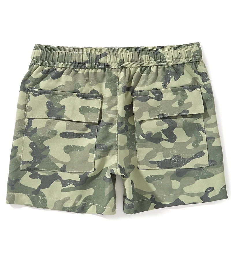 Scene&Heard Little Boys Camouflage Pull-On Ripstop Shorts