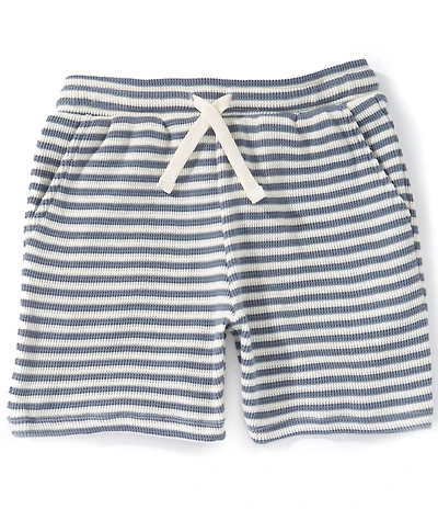 Scene&Heard Little Boys Coordinating Americana Pull-On Stripe Knit Shorts