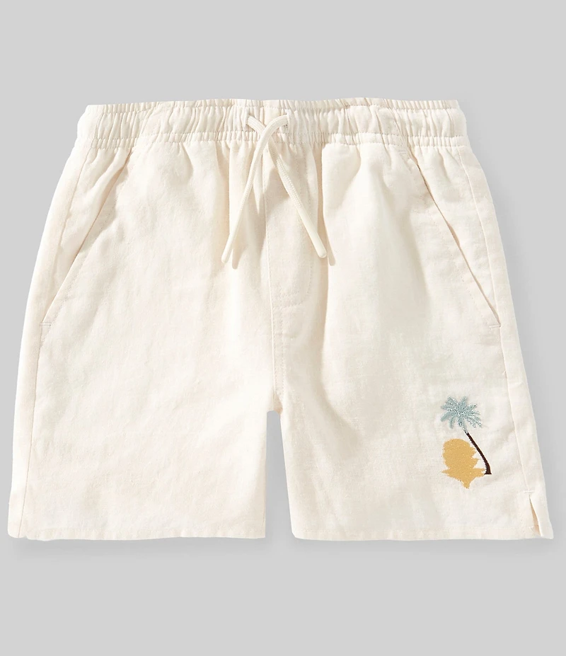 Scene&Heard Little Boys Embroidered Pull-On Short