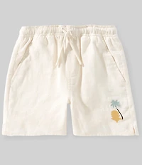 Scene&Heard Little Boys Embroidered Pull-On Short