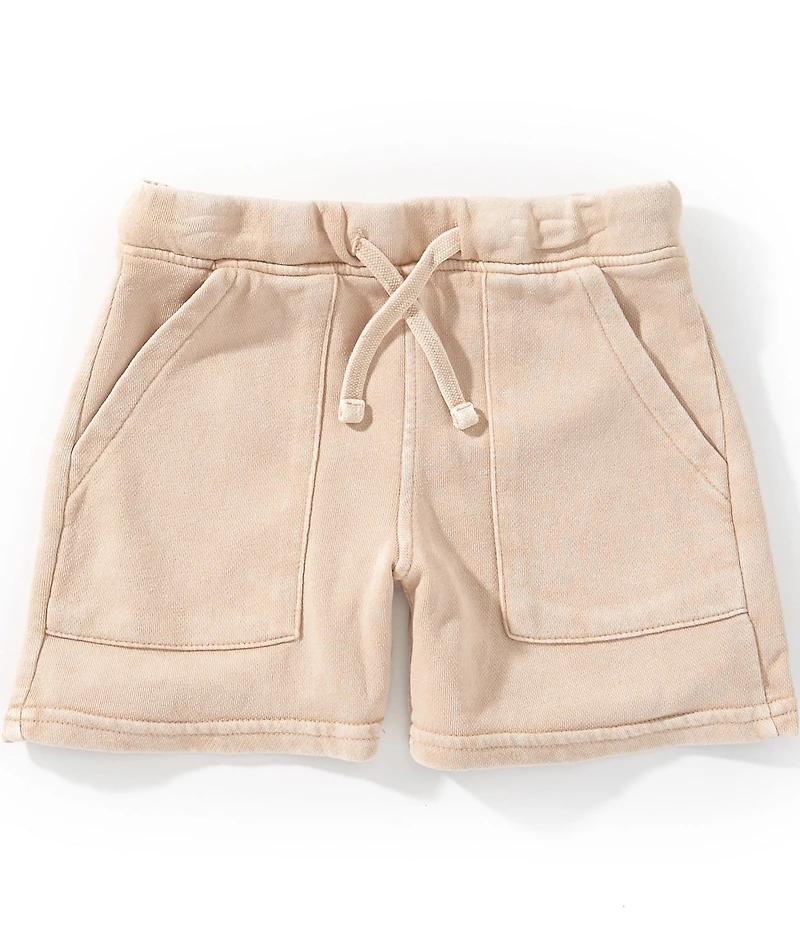 Scene&Heard Little Boys Garment Dyed Terry Pull-On Shorts