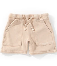 Scene&Heard Little Boys Garment Dyed Terry Pull-On Shorts