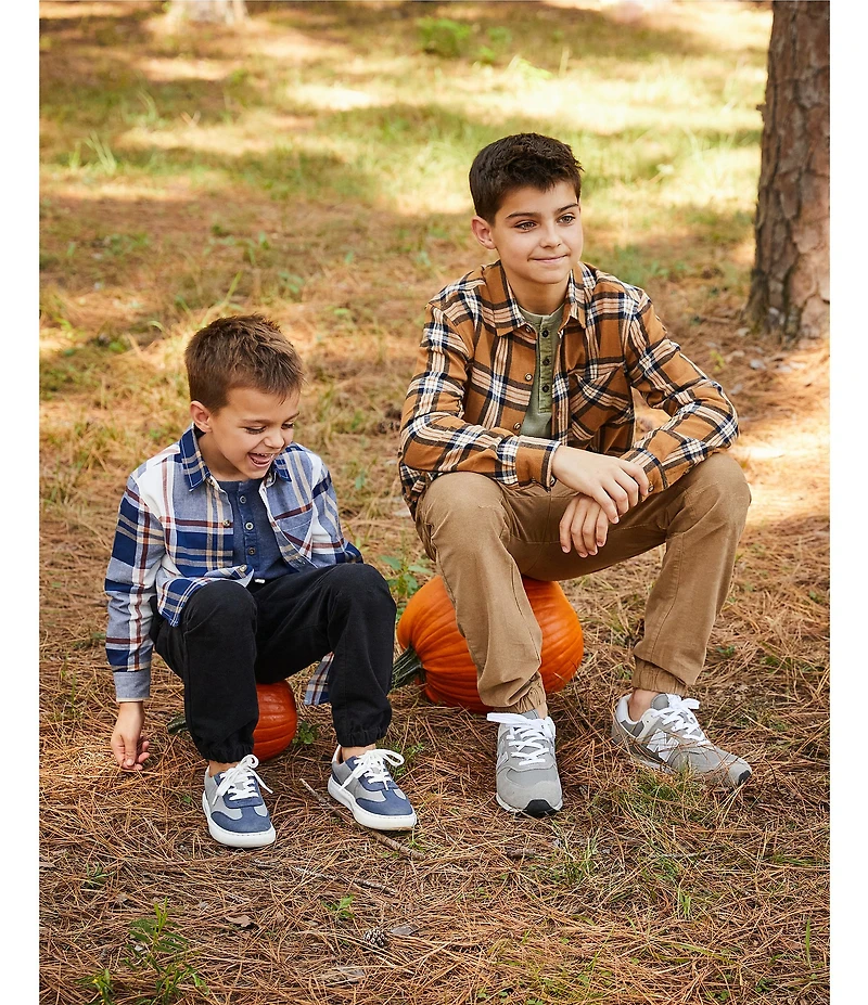 Scene&Heard Little Boys Thermal Henley Long Sleeve Shirt