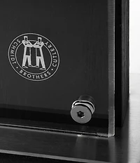 Schmidt Brothers Cutlery Black Downtown Magnetic Knife Block