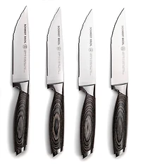 Schmidt Brothers Cutlery Bonded Ash 4-Piece Jumbo Steak Knife Set