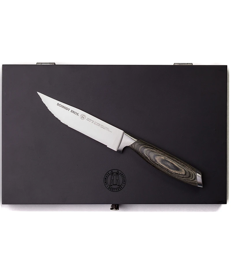 Schmidt Brothers Cutlery Bonded Ash 4-Piece Jumbo Steak Knife Set