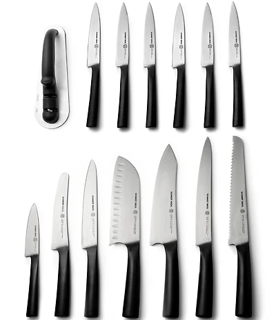Schmidt Brothers Cutlery Carbon 6 15-Piece Knife Block Set