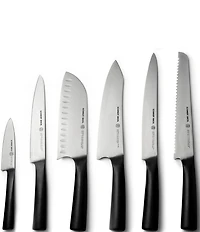 Schmidt Brothers Cutlery Carbon 6 -Piece Knife Block Set