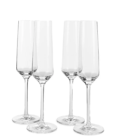 Schott Zwiesel Pure Champagne Flutes, Set of 4
