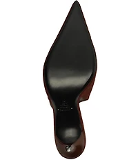 Schutz Alicia Suede Slingback High Heel Stiletto Pumps