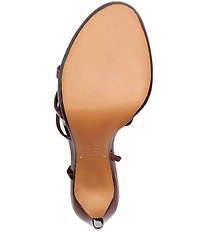 Schutz Annie Curve Patent Leather Dress Sandals