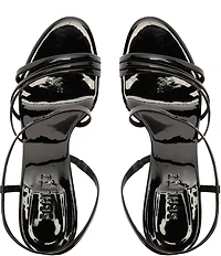 Schutz Annie Curve Patent Leather Dress Sandals