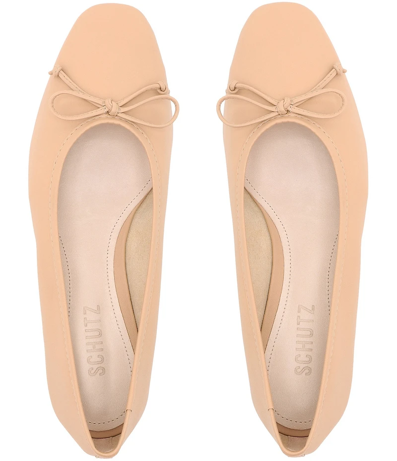 Schutz Arissa Leather Ballerina Flats
