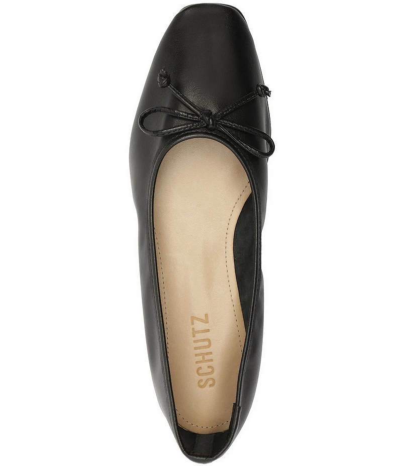 Schutz Arissa Leather Ballerina Flats
