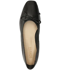 Schutz Arissa Leather Ballerina Flats