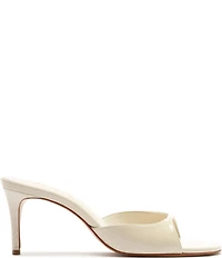 Schutz Arlette Patent Leather Dress Slide Sandals