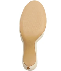 Schutz Arlette Patent Leather Dress Slide Sandals