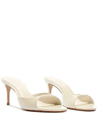 Schutz Arlette Patent Leather Dress Slide Sandals