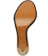 Schutz Aurora Leather Mid-Stiletto Slingback Dress Sandals