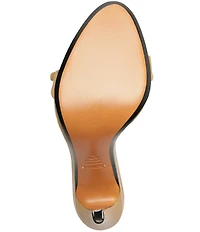 Schutz Aurora Leather Slingback High Heel Dress Sandals