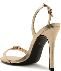Schutz Aurora Leather Slingback High Heel Dress Sandals