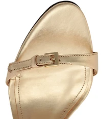 Schutz Aurora Leather Slingback High Heel Dress Sandals