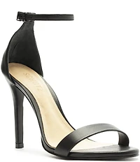 Schutz Cadey Lee Leather Ankle Strap Dress Sandals