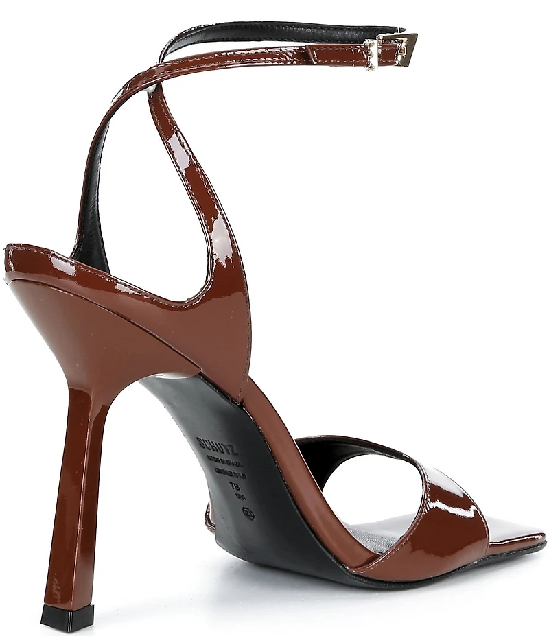 Schutz Ciara Patent Leather Square Toed Pumps