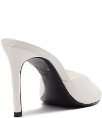 Schutz Cloe Leather Dress Slide Sandals