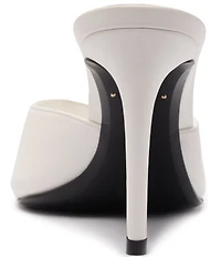 Schutz Cloe Leather Dress Slide Sandals