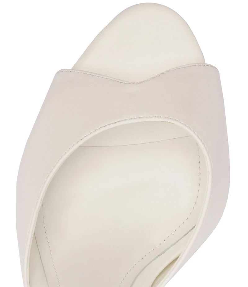 Schutz Cloe Leather Dress Slide Sandals