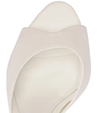 Schutz Cloe Leather Dress Slide Sandals