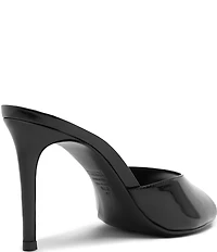 Schutz Cloe Patent Leather Dress Slide Sandals