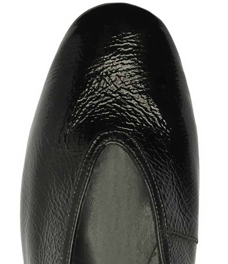 Schutz Courtney Buckle Patent Leather Mary Jane Ballet Flats