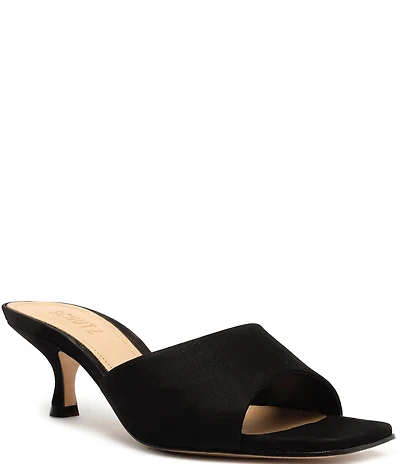 Schutz Dethalia Suede Slide Sandals