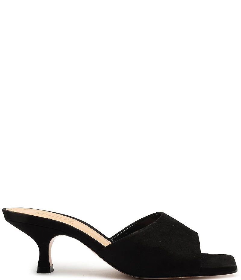Schutz Dethalia Suede Slide Sandals