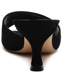 Schutz Dethalia Suede Slide Sandals