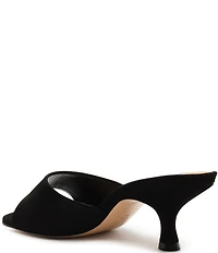Schutz Dethalia Suede Slide Sandals