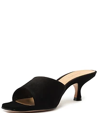 Schutz Dethalia Suede Slide Sandals