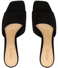 Schutz Dethalia Suede Slide Sandals