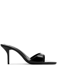 Schutz Elodie Leather Pointed Toe Dress Sandals