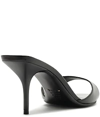 Schutz Elodie Leather Pointed Toe Dress Sandals