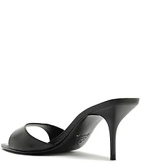 Schutz Elodie Leather Pointed Toe Dress Sandals