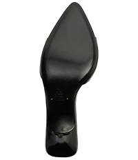 Schutz Elodie Leather Pointed Toe Dress Sandals