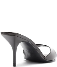 Schutz Elodie Patent Leather Pointed Toe Dress Sandals