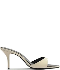 Schutz Elodie Patent Leather Pointed Toe Dress Sandals
