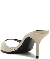 Schutz Elodie Patent Leather Pointed Toe Dress Sandals