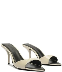 Schutz Elodie Patent Leather Pointed Toe Dress Sandals