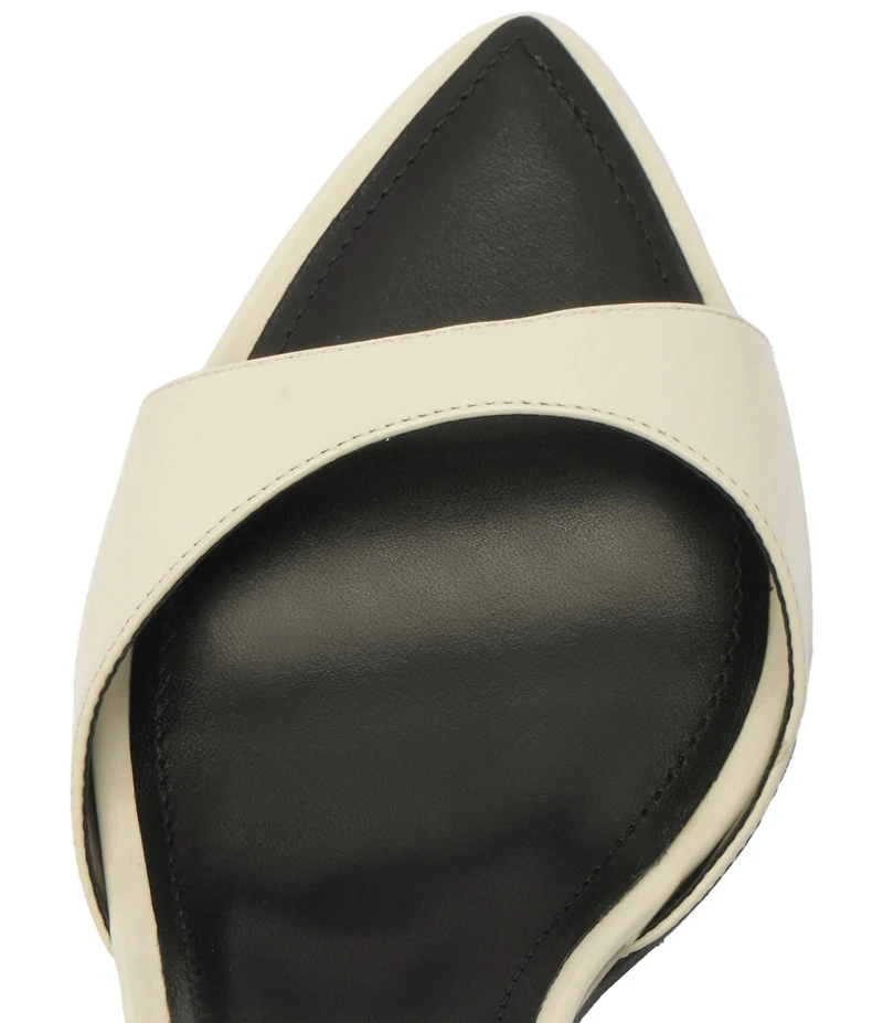 Schutz Elodie Patent Leather Pointed Toe Dress Sandals