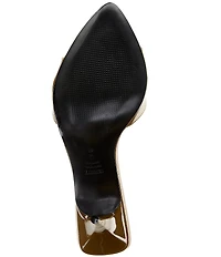 Schutz Elodie Patent Leather Stiletto Slide Sandals